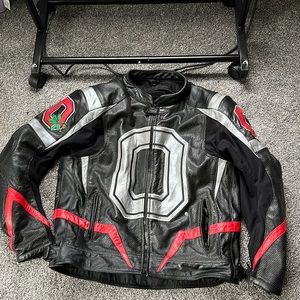 Ohio State motorcycle jacket
